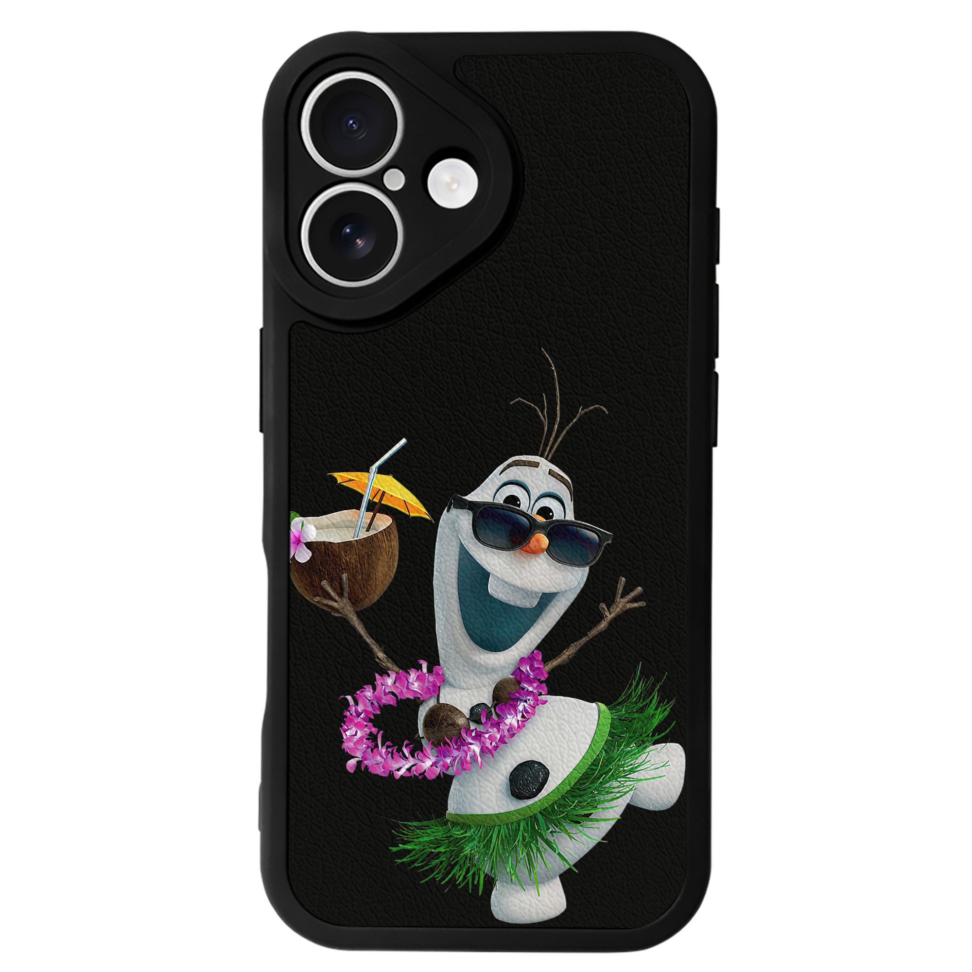 （画像用） アナと雪の女王 アンナ エルサ Frozen Anna Elsa 【iPhone 16シリーズ対応】シリコンスマホケース（レザー調） 材質：シリコン